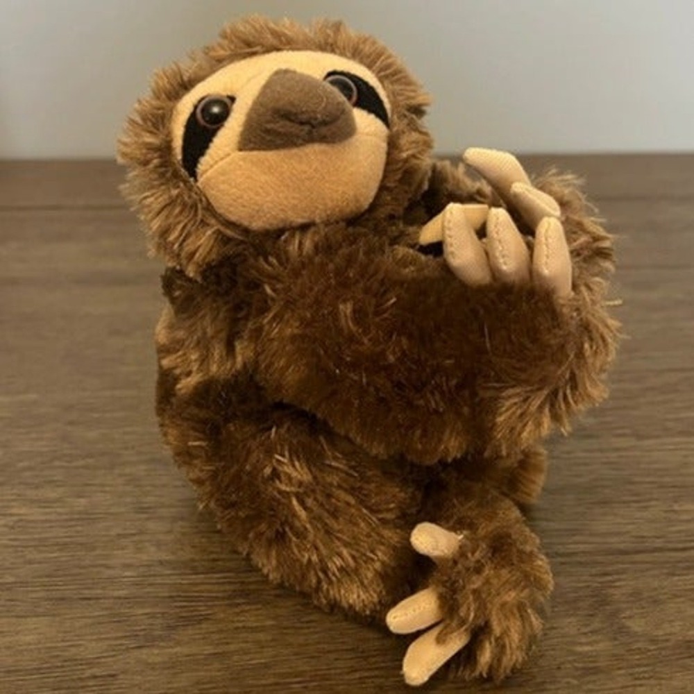Adventure Planet Brown Sloth Plush‎